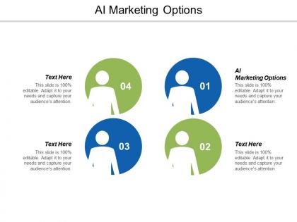 Ai marketing options ppt powerpoint presentation icon example introduction cpb