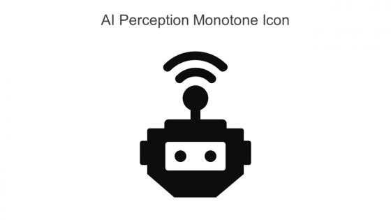 AI Perception Monotone Icon In Powerpoint Pptx Png And Editable Eps Format