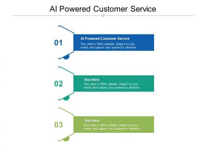 Ai powered customer service ppt powerpoint presentation gallery example introduction cpb
