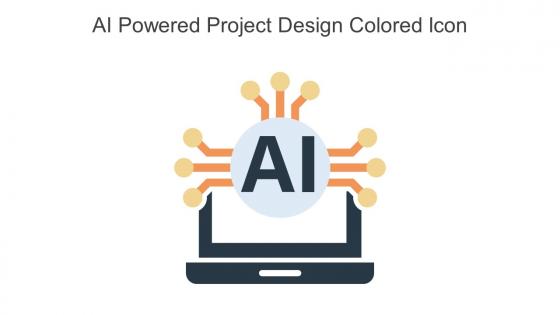 AI Powered Project Design Colored Icon In Powerpoint Pptx Png And Editable Eps Format