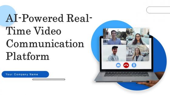 AI Powered Real Time Video Communication Platform Powerpoint Presentation Slides AI CD V