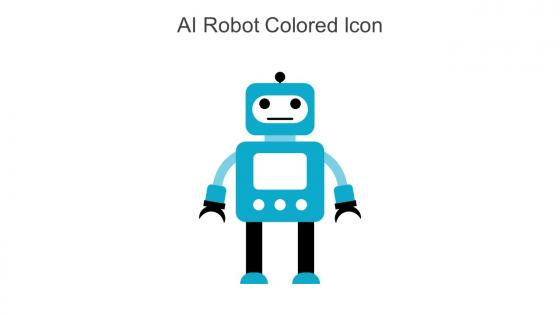 AI Robot Colored Icon In Powerpoint Pptx Png And Editable Eps Format