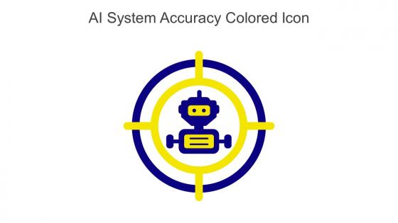 AI System Accuracy Colored Icon In Powerpoint Pptx Png And Editable Eps Format