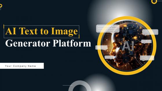 AI Text To Image Generator Platform Powerpoint Presentation Slides AI CD V