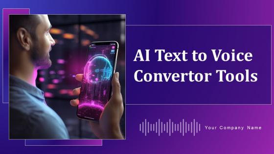AI Text To Voice Convertor Tools Powerpoint Presentation Slides AI CD V
