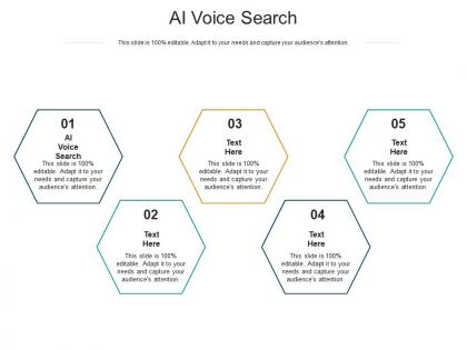Ai voice search ppt powerpoint presentation show infographics cpb