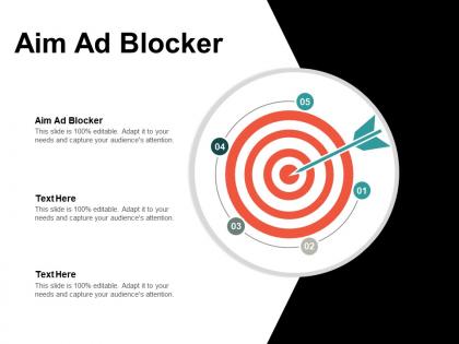 Aim ad blocker ppt powerpoint presentation gallery visual aids cpb