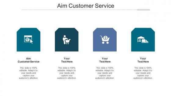 Aim customer service ppt powerpoint presentation pictures ideas cpb