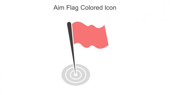 Aim Flag Colored Icon In Powerpoint Pptx Png And Editable Eps Format
