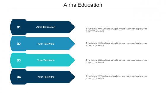Aims education ppt powerpoint presentation summary designs download cpb