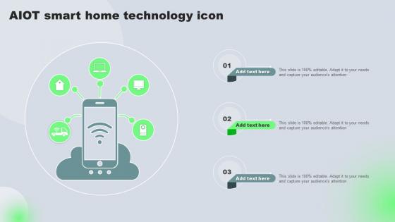 AIOT Smart Home Technology Icon