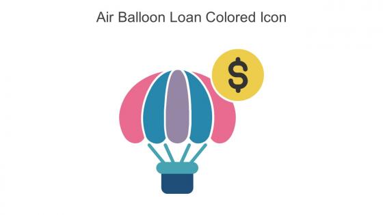 Air Balloon Loan Colored Icon In Powerpoint Pptx Png And Editable Eps Format