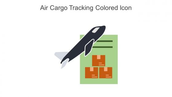 Air Cargo Tracking Colored Icon In Powerpoint Pptx Png And Editable Eps Format