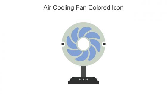 Air Cooling Fan Colored Icon In Powerpoint Pptx Png And Editable Eps Format