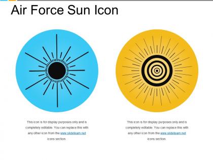 Air force sun icon