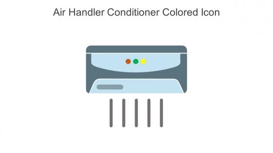 Air Handler Conditioner Colored Icon In Powerpoint Pptx Png And Editable Eps Format