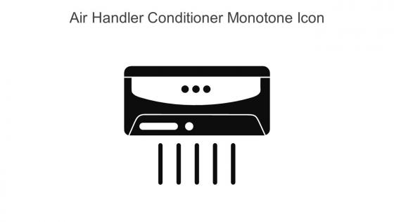 Air Handler Conditioner Monotone Icon In Powerpoint Pptx Png And Editable Eps Format