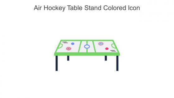 Air Hockey Table Stand Colored Icon In Powerpoint Pptx Png And Editable Eps Format