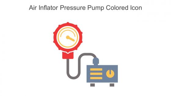 Air Inflator Pressure Pump Colored Icon In Powerpoint Pptx Png And Editable Eps Format