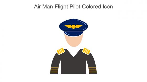 Air Man Flight Pilot Colored Icon In Powerpoint Pptx Png And Editable Eps Format
