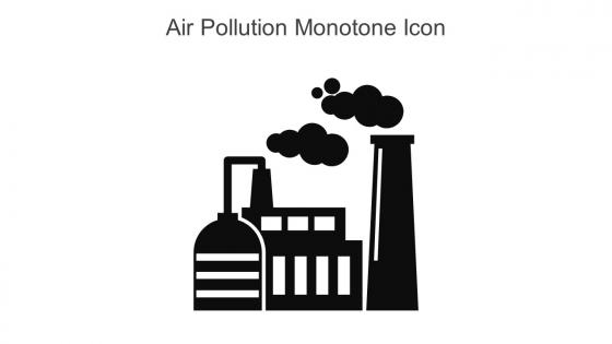 Air Pollution Monotone Icon In Powerpoint Pptx Png And Editable Eps Format
