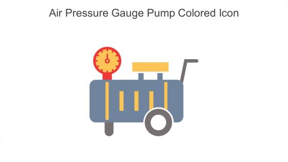 Air Pressure Gauge Pump Colored Icon In Powerpoint Pptx Png And Editable Eps Format