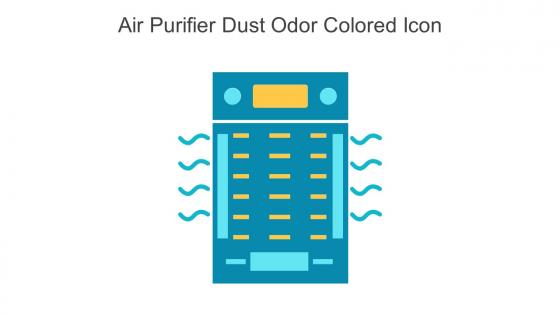 Air Purifier Dust Odor Colored Icon In Powerpoint Pptx Png And Editable Eps Format