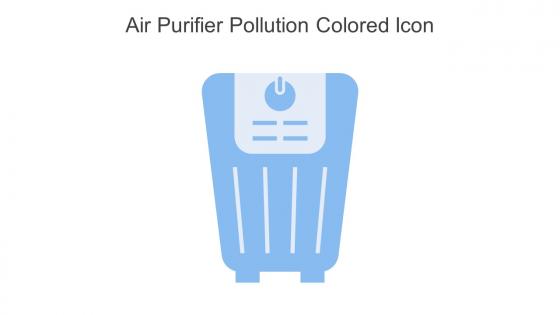 Air Purifier Pollution Colored Icon In Powerpoint Pptx Png And Editable Eps Format