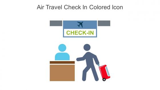 Air Travel Check In Colored Icon In Powerpoint Pptx Png And Editable Eps Format