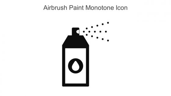Airbrush Paint Monotone Icon In Powerpoint Pptx Png And Editable Eps Format