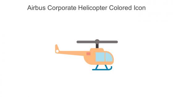 Airbus Corporate Helicopter Colored Icon In Powerpoint Pptx Png And Editable Eps Format