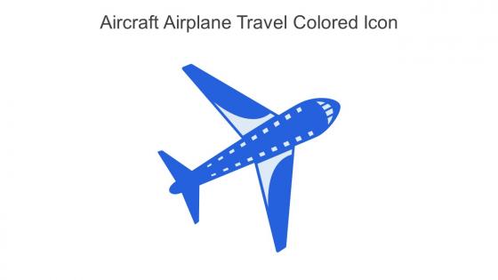 Aircraft Airplane Travel Colored Icon In Powerpoint Pptx Png And Editable Eps Format