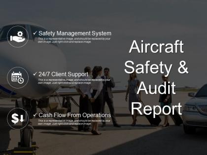 Aircraft safety and audit report powerpoint layout