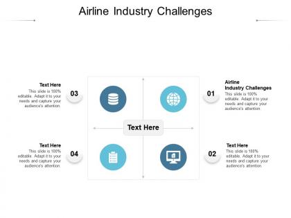 Airline industry challenges ppt powerpoint presentation file clipart images cpb