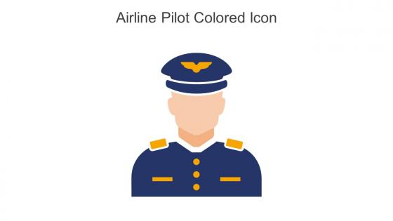Airline Pilot Colored Icon In Powerpoint Pptx Png And Editable Eps Format