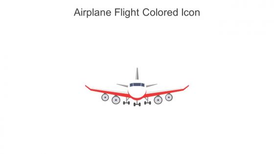 Airplane Flight Colored Icon In Powerpoint Pptx Png And Editable Eps Format