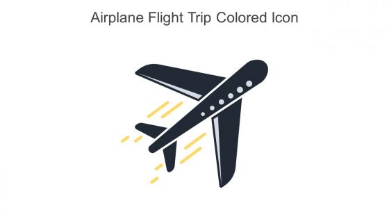 Airplane Flight Trip Colored Icon In Powerpoint Pptx Png And Editable Eps Format