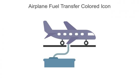 Airplane Fuel Transfer Colored Icon In Powerpoint Pptx Png And Editable Eps Format