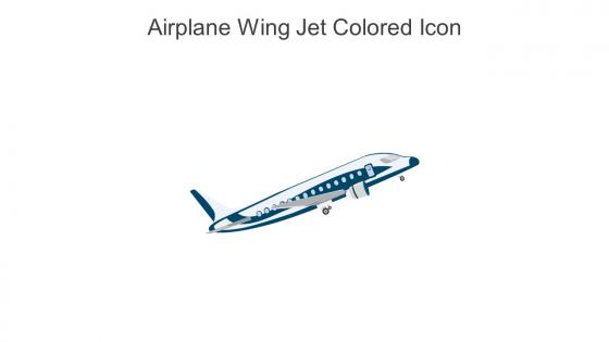Airplane Wing Jet Colored Icon In Powerpoint Pptx Png And Editable Eps Format