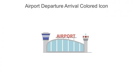 Airport Departure Arrival Colored Icon In Powerpoint Pptx Png And Editable Eps Format