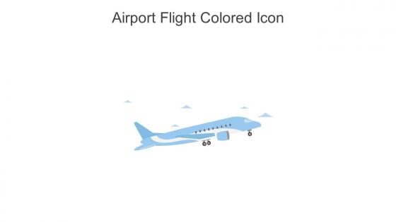 Airport Flight Colored Icon In Powerpoint Pptx Png And Editable Eps Format