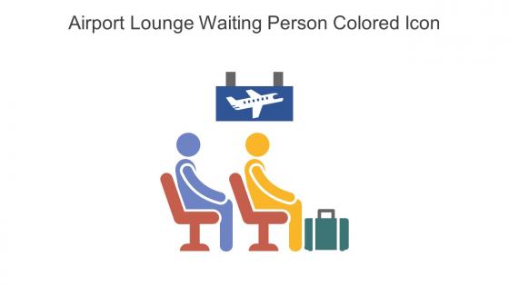 Airport Lounge Waiting Person Colored Icon In Powerpoint Pptx Png And Editable Eps Format