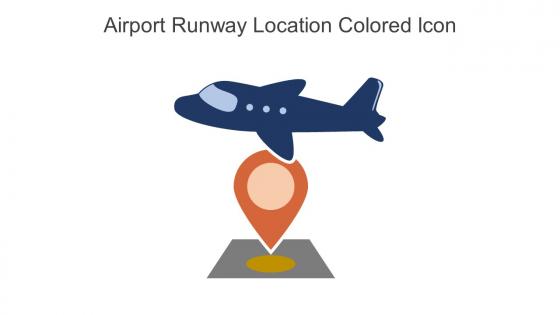 Airport Runway Location Colored Icon In Powerpoint Pptx Png And Editable Eps Format