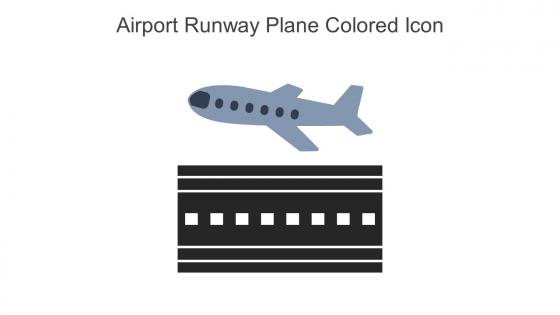 Airport Runway Plane Colored Icon In Powerpoint Pptx Png And Editable Eps Format