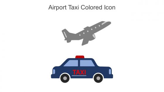 Airport Taxi Colored Icon In Powerpoint Pptx Png And Editable Eps Format