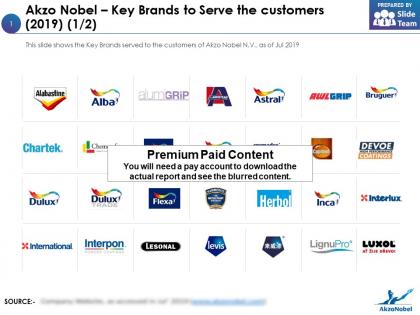 Akzo nobel key brands to serve the customers 2019