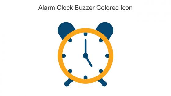 Alarm Clock Buzzer Colored Icon In Powerpoint Pptx Png And Editable Eps Format