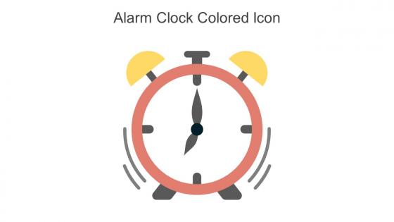 Alarm Clock Colored Icon In Powerpoint Pptx Png And Editable Eps Format