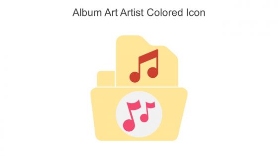 Album Art Artist Colored Icon In Powerpoint Pptx Png And Editable Eps Format
