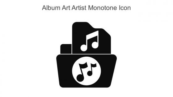 Album Art Artist Monotone Icon In Powerpoint Pptx Png And Editable Eps Format